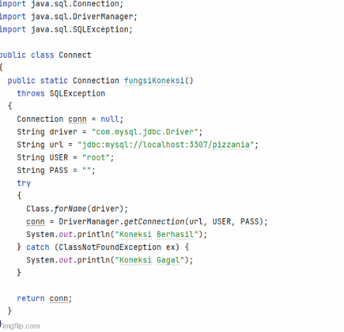 Pizzania Application